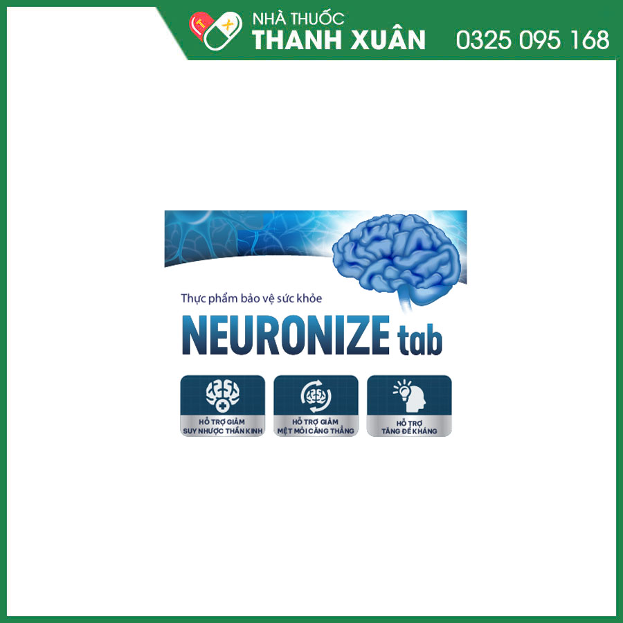 Neuronize giúp cải thiện tình trạng mệt mỏi, căng thẳng, suy nhược thần kinh, tăng cường sức đề kháng